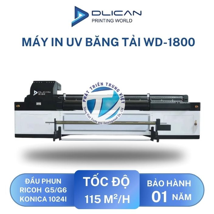 Máy In UV Băng Tải WD-1800